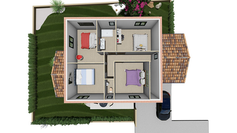 Plan - Modèle Moon 5 Miniature 1