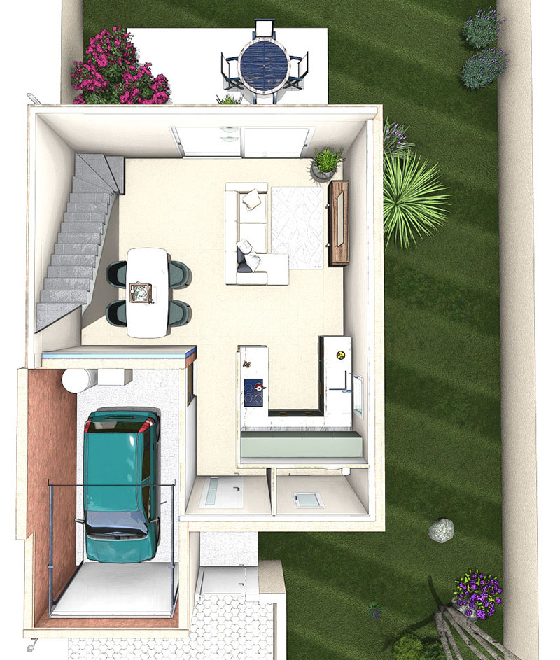 Plan - Modèle Mitsu 4 Miniature 1